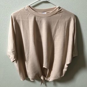 Nude Princess Polly Tee with Front Knot